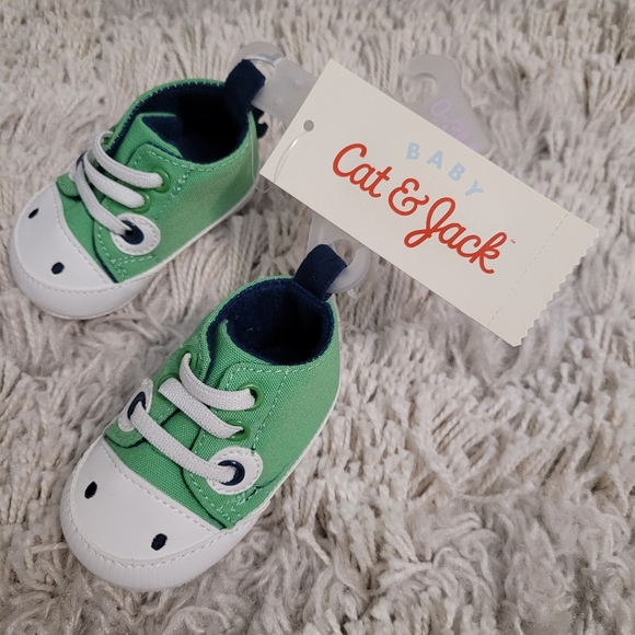 Cat & Jack Baby Dinosaur Shoes Sneakers - Picture 3 of 4
